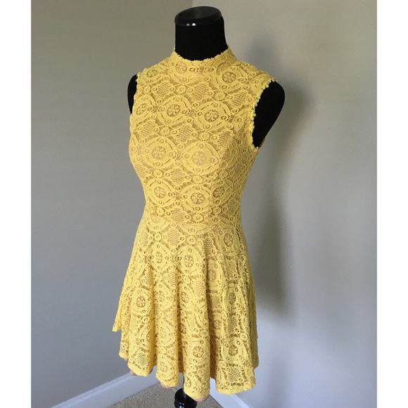 juniors yellow dress